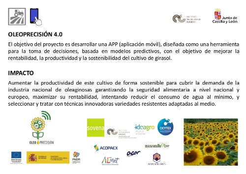 MODERNIZACIÓN DEL CULTIVO DEL GIRASOL EN ESPAÑA MEDIANTE APLICACIÓN DE TÉCNICAS DE AGRICULTURA DE PRECISIÓN Y HERRAMIENTAS PARA LA TOMA DE DECISIONES: OLEOPRECISIÓN 4.0