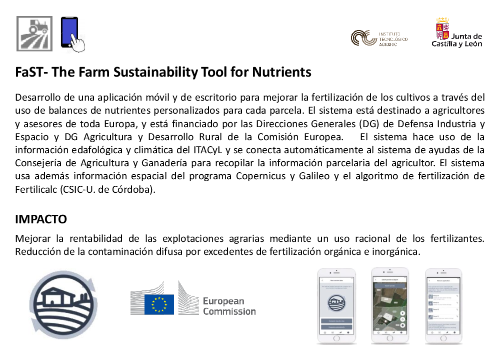 FaST- Herramienta de Sostenibilidad Agrícola para los Nutrientes